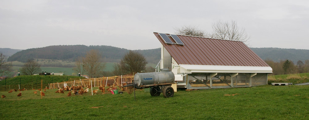 mobiler Hühnerstall in Geismar, Eichsfeld